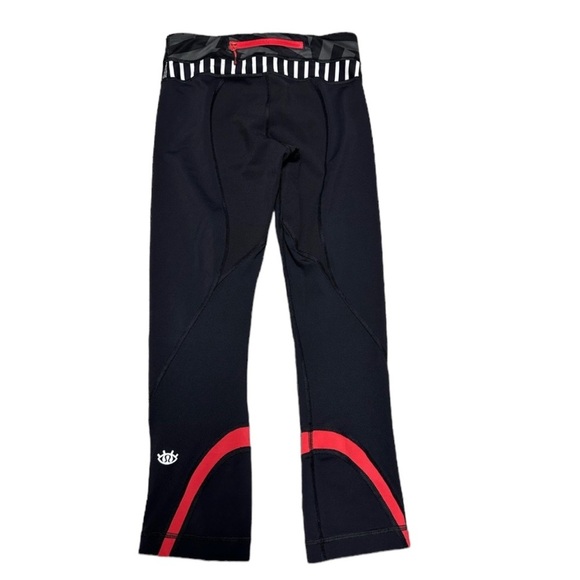 Lululemon Run Inspire Cropped Leggings Rare Seawheeze Edition size 8 - Picture 1 of 6